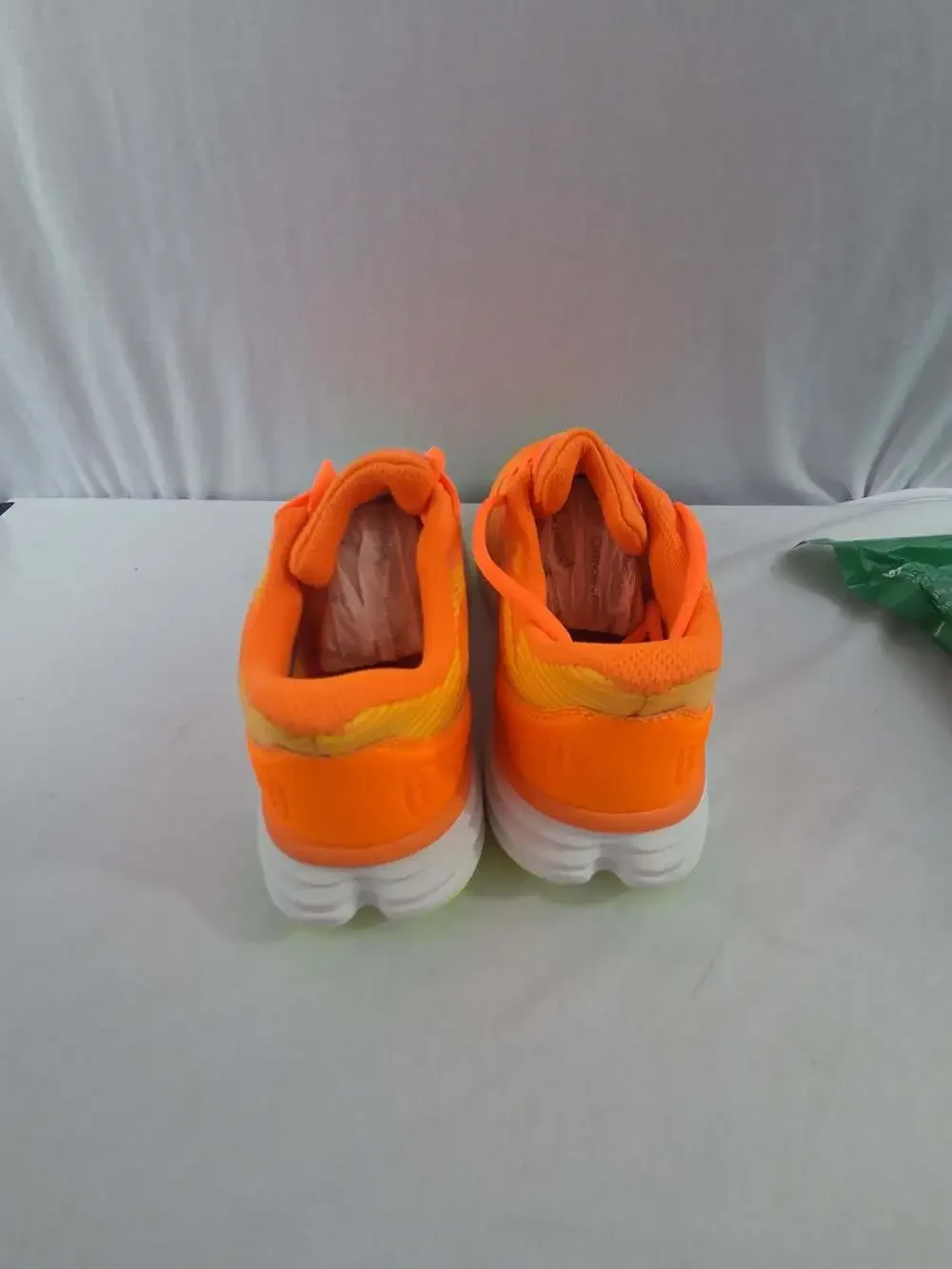 OrthoComfoot Women's Orthopedic Lightweight Road Running Sneakers in Neon Orange